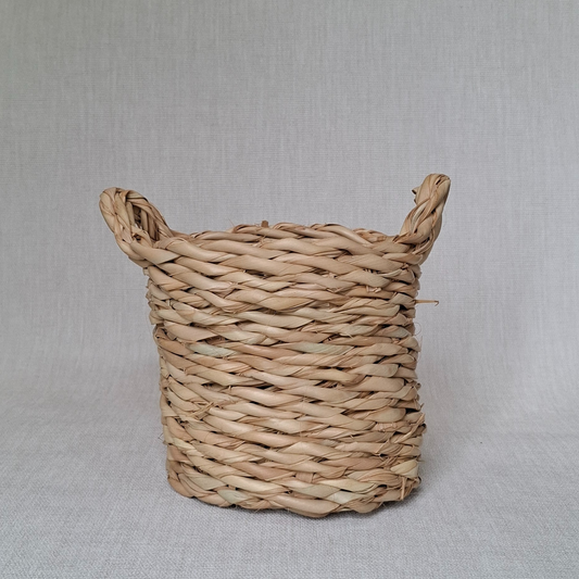 Woven Basket - Oatmeal Twist