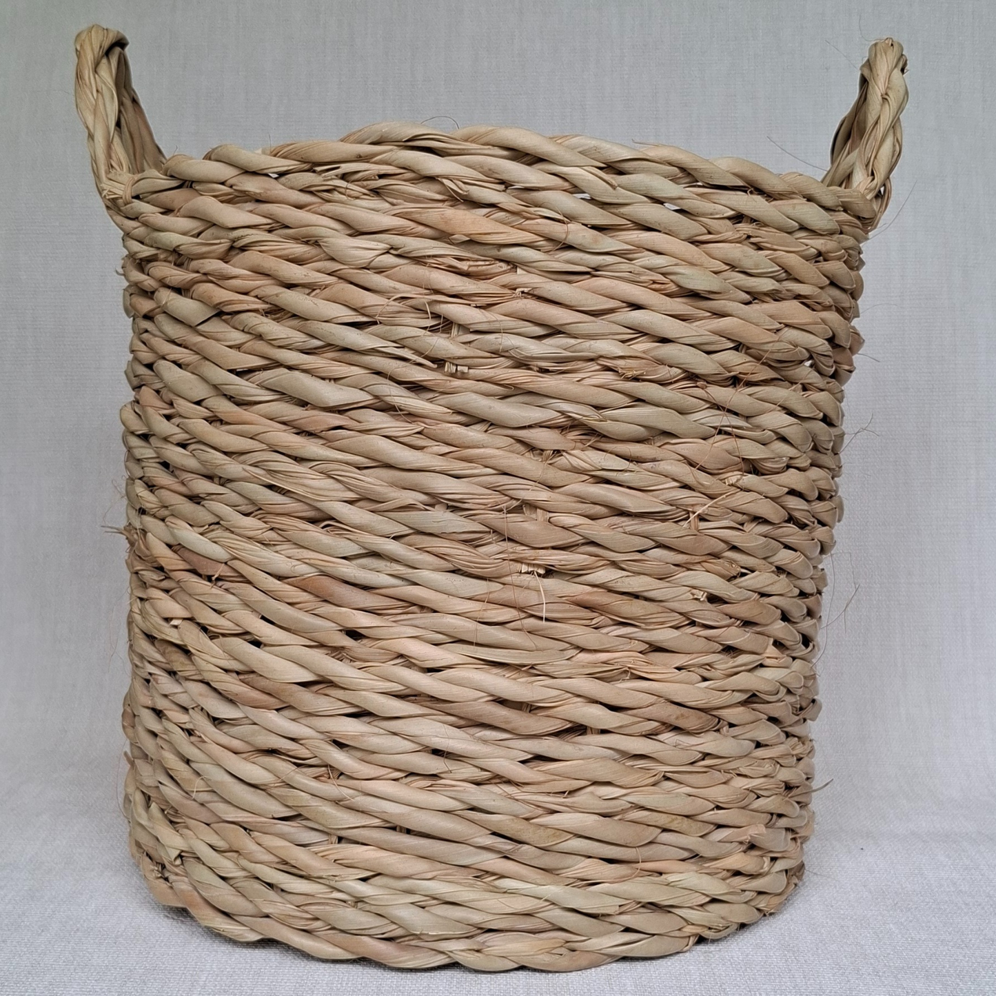 Woven Basket - Oatmeal Twist