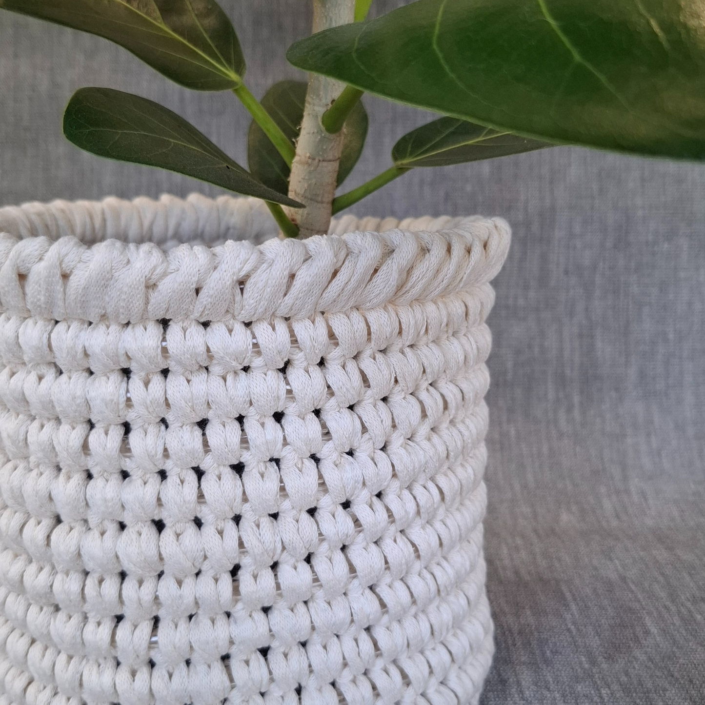 Papatya Planter Basket - Cream